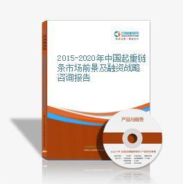 2016-2020年中國起重鏈條市場前景及投資機(jī)會(huì)研究